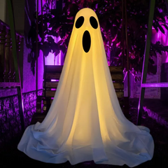 Glowing Ghost Halloween Yard Decorations